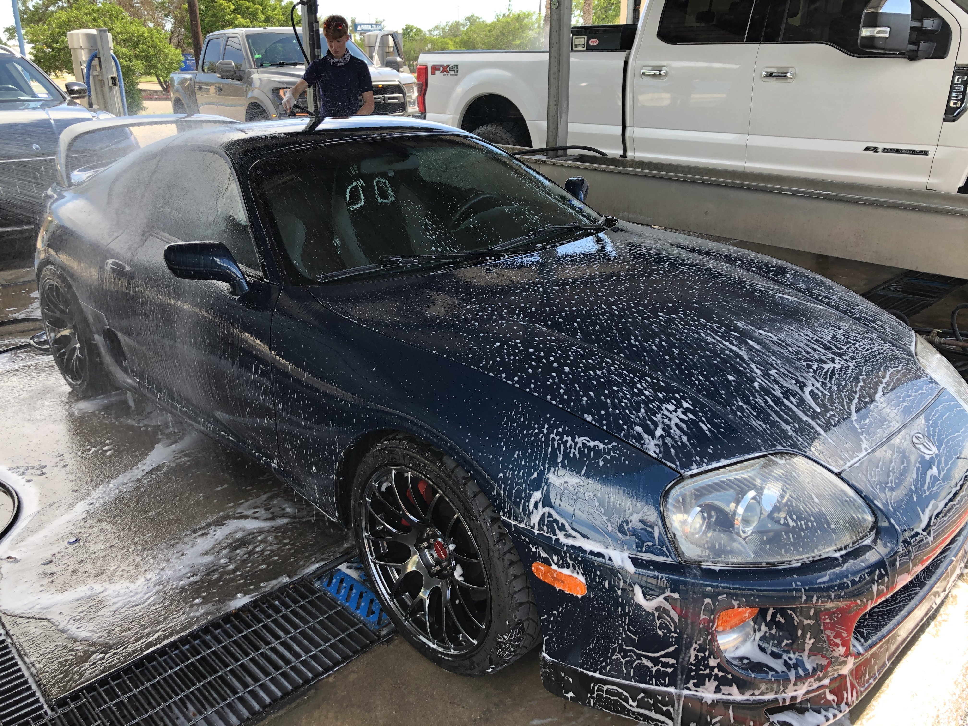 Exterior hand wash